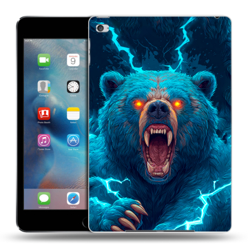 Пластиковый чехол на Ipad Mini 4 с принтом Медведь