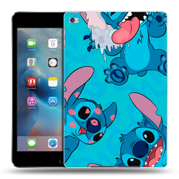 Пластиковый чехол на Ipad Mini 4 с принтом Лило и Стич