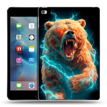 Пластиковый чехол на Ipad Mini 4 с принтом Медведь