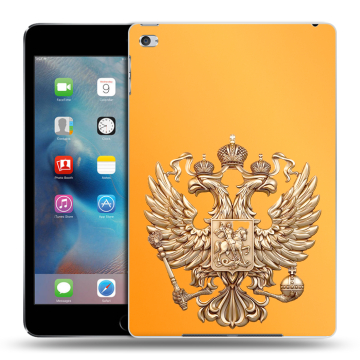 Пластиковый чехол на Ipad Mini 4 с принтом Герб Флаг России