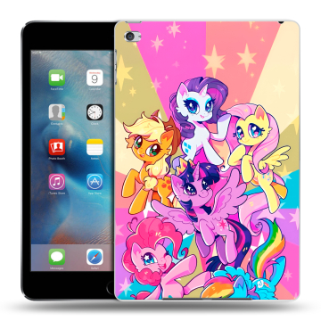 Пластиковый чехол на Ipad Mini 4 с принтом My little pony Дружба чудо Пластиковый чехол на Ipad Mini 4 с принтом My little pony Дружба чудо