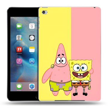 Пластиковый чехол на Ipad Mini 4 с принтом Спанч боб Спанчбоб Пластиковый чехол на Ipad Mini 4 с принтом Спанч боб Спанчбоб