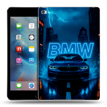 Пластиковый чехол на Ipad Mini 4 с принтом BMW БМВ Пластиковый чехол на Ipad Mini 4 с принтом BMW БМВ