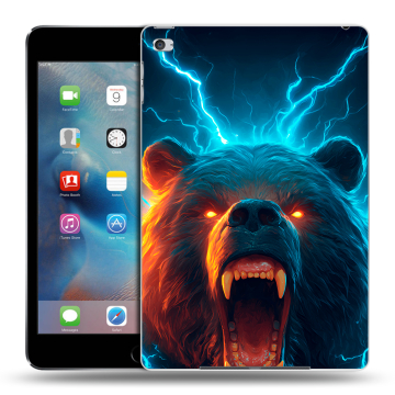 Пластиковый чехол на Ipad Mini 4 с принтом Медведь