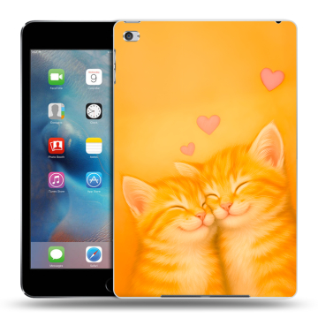 Пластиковый чехол на Ipad Mini 4 с принтом Милые котята Пластиковый чехол на Ipad Mini 4 с принтом Милые котята