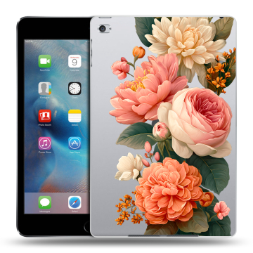 Пластиковый чехол на Ipad Mini 4 с принтом цветы