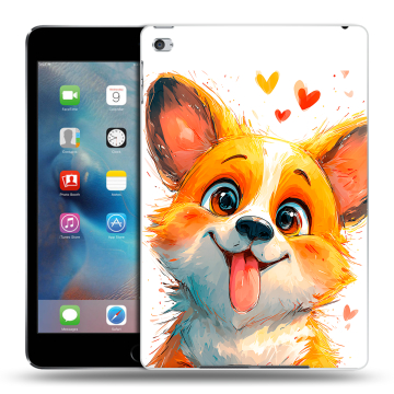 Пластиковый чехол на Ipad Mini 4 с принтом корги Пластиковый чехол на Ipad Mini 4 с принтом корги