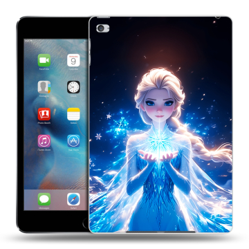 Пластиковый чехол на Ipad Mini 4 с принтом Холодное сердце Frozen Пластиковый чехол на Ipad Mini 4 с принтом Холодное сердце Frozen