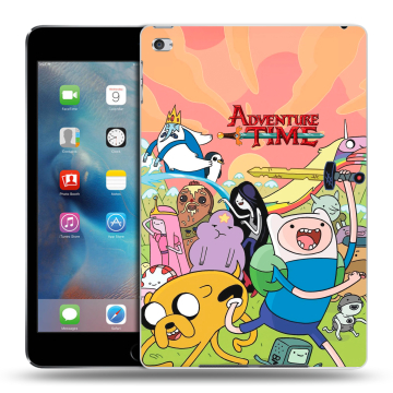 Пластиковый чехол на Ipad Mini 4 с принтом Adventure time Время приключений