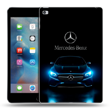 Пластиковый чехол на Ipad Mini 4 с принтом Mercedes Мерседес