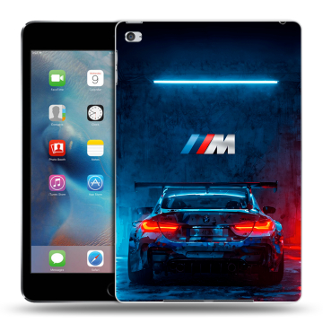 Пластиковый чехол на Ipad Mini 4 с принтом BMW БМВ Пластиковый чехол на Ipad Mini 4 с принтом BMW БМВ