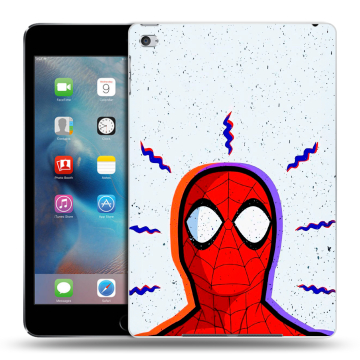 Пластиковый чехол на Ipad Mini 4 с принтом Spiderman Человек паук