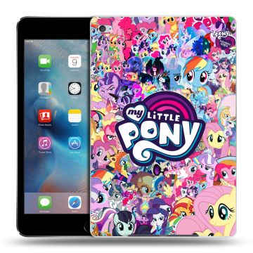 Пластиковый чехол на Ipad Mini 4 с принтом My little pony Дружба чудо Пластиковый чехол на Ipad Mini 4 с принтом My little pony Дружба чудо