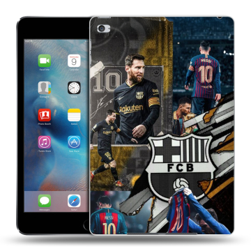 Пластиковый чехол на Ipad Mini 4 с принтом Messi Barcelona Пластиковый чехол на Ipad Mini 4 с принтом Messi Barcelona