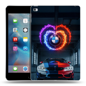 Пластиковый чехол на Ipad Mini 4 с принтом BMW БМВ Пластиковый чехол на Ipad Mini 4 с принтом BMW БМВ