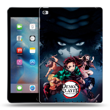 Пластиковый чехол на Ipad Mini 4 с принтом Demon Slayer Клинок рассекающий демонов