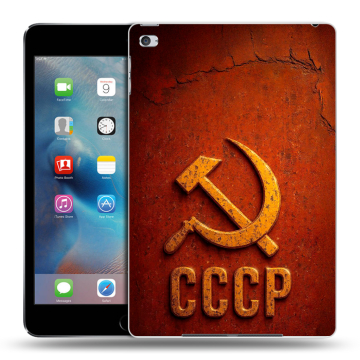 Пластиковый чехол на Ipad Mini 4 с принтом Флаг Герб СССР Пластиковый чехол на Ipad Mini 4 с принтом Флаг Герб СССР