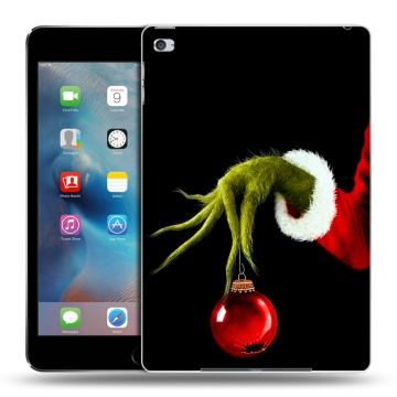 Пластиковый чехол на Ipad Mini 4 с принтом Новый год Гринч