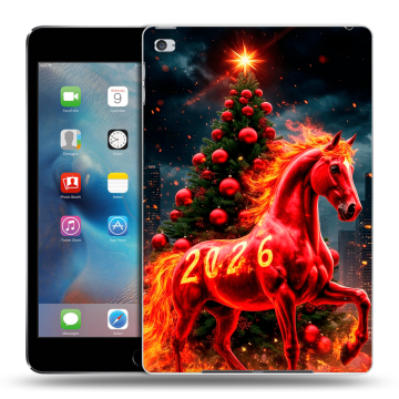 Пластиковый чехол на Ipad Mini 4 с принтом Новый год