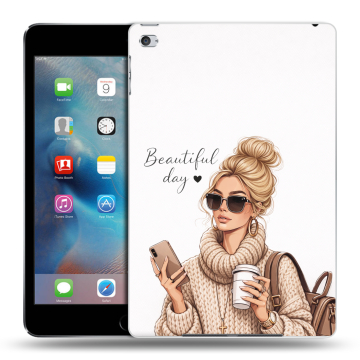 Пластиковый чехол на Ipad Mini 4 с принтом женский Пластиковый чехол на Ipad Mini 4 с принтом женский