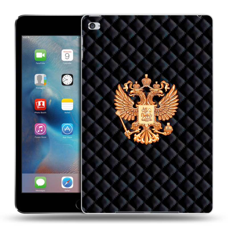 Пластиковый чехол на Ipad Mini 4 с принтом Герб России принт Пластиковый чехол на Ipad Mini 4 с принтом Герб России принт