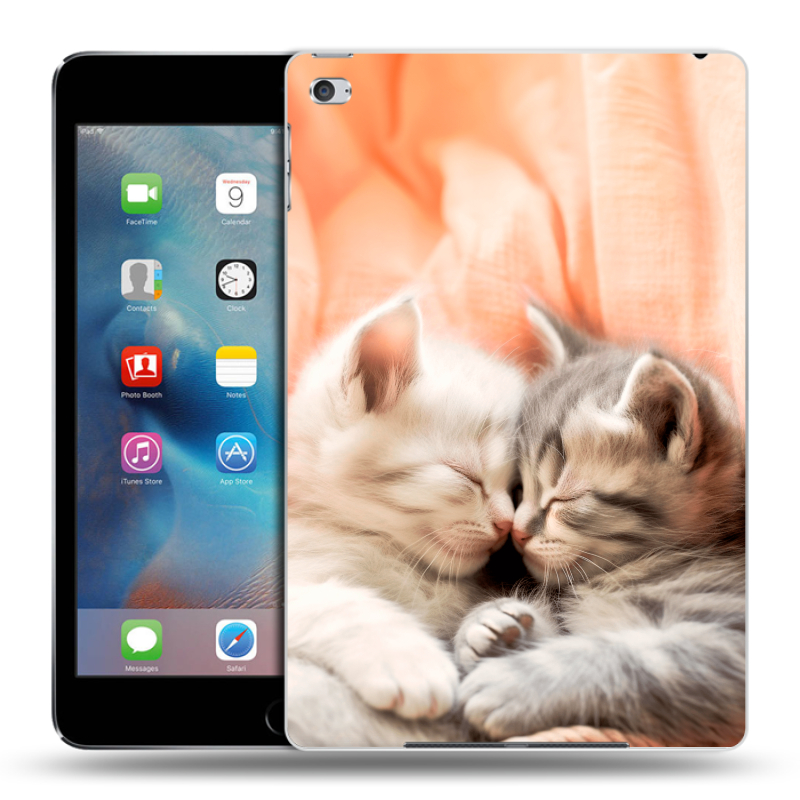 Пластиковый чехол на Ipad Mini 4 с принтом Котята Пластиковый чехол на Ipad Mini 4 с принтом Котята