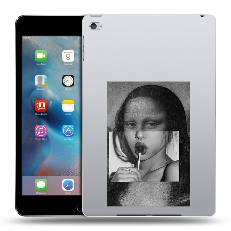 Пластиковый чехол на Ipad Mini 4 с принтом Мона Лиза Пластиковый чехол на Ipad Mini 4 с принтом Мона Лиза
