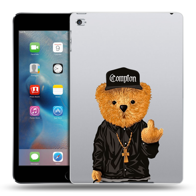 Пластиковый чехол на Ipad Mini 4 с принтом Плюшевый медведь Пластиковый чехол на Ipad Mini 4 с принтом Плюшевый медведь