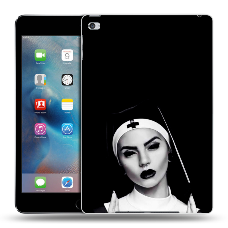Пластиковый чехол на Ipad Mini 4 с принтом монашка Пластиковый чехол на Ipad Mini 4 с принтом монашка