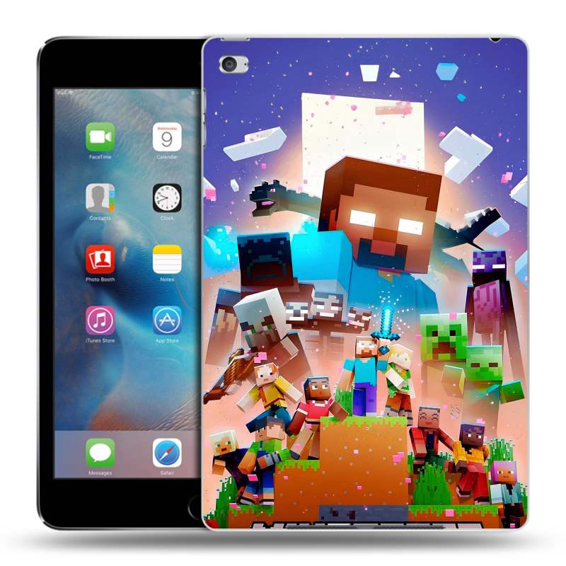 Пластиковый чехол на Ipad Mini 4 с принтом Майнкрафт Minecraft Пластиковый чехол на Ipad Mini 4 с принтом Майнкрафт Minecraft
