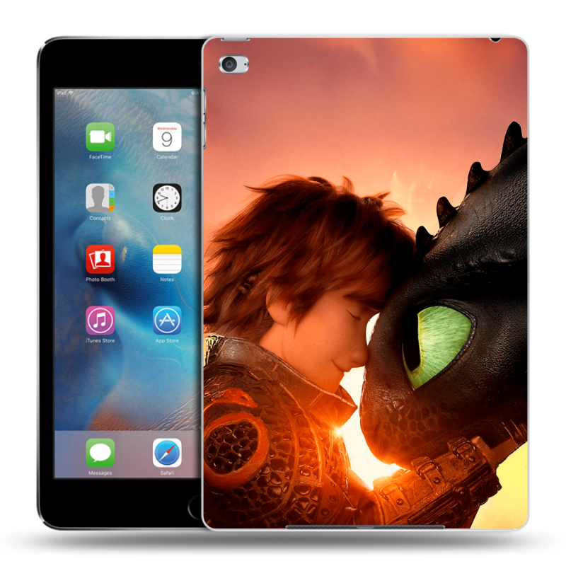 Пластиковый чехол на Ipad Mini 4 с принтом Как приручить дракона Пластиковый чехол на Ipad Mini 4 с принтом Как приручить дракона