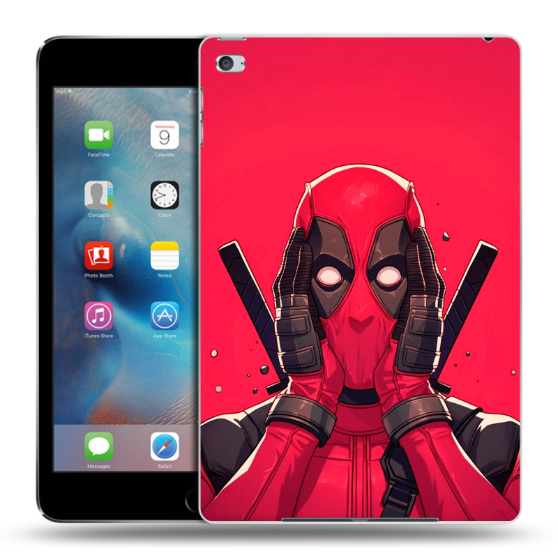 Пластиковый чехол на Ipad Mini 4 с принтом Дедпул Deadpool Пластиковый чехол на Ipad Mini 4 с принтом Дедпул Deadpool