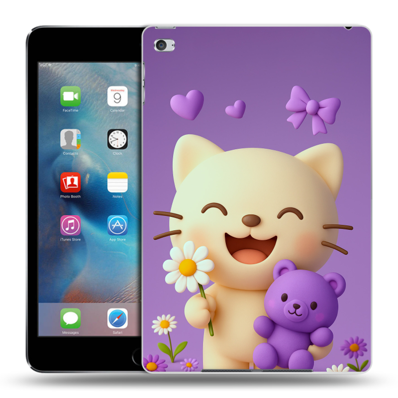 Пластиковый чехол на Ipad Mini 4 с принтом для девочек Пластиковый чехол на Ipad Mini 4 с принтом для девочек
