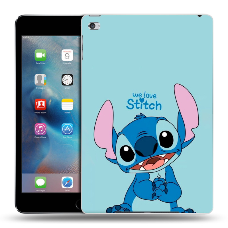 Пластиковый чехол на Ipad Mini 4 с принтом Лило и Стич Пластиковый чехол на Ipad Mini 4 с принтом Лило и Стич