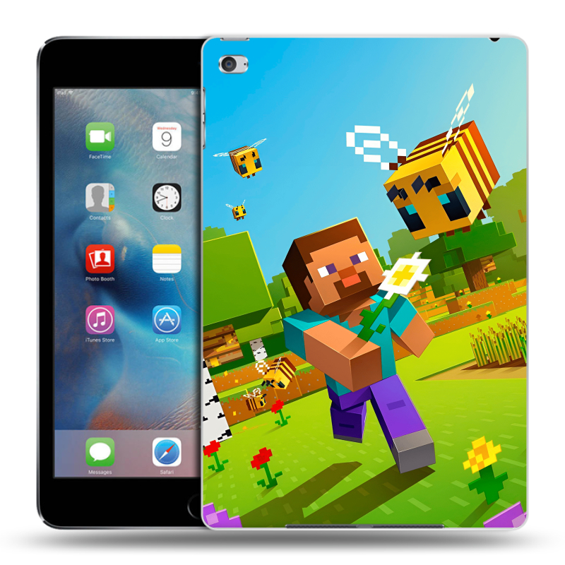 Пластиковый чехол на планшета Ipad Mini 4 с принтом Майнкрафт Minecraft Пластиковый чехол на планшета Ipad Mini 4 с принтом Майнкрафт Minecraft