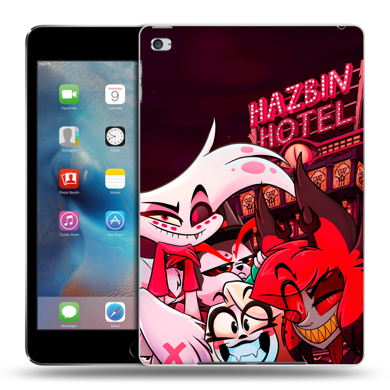 Пластиковый чехол на Ipad Mini 4 с принтом Hazbin Hotel Отель Хазбин Пластиковый чехол на Ipad Mini 4 с принтом Hazbin Hotel Отель Хазбин
