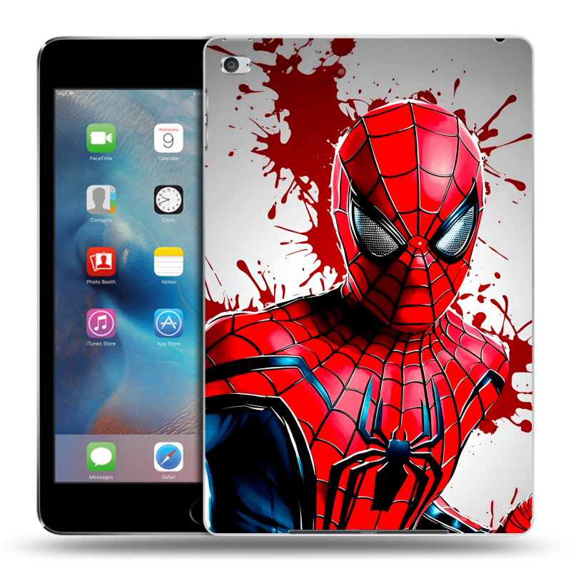 Пластиковый чехол на Ipad Mini 4 с принтом Spiderman Человек паук Пластиковый чехол на Ipad Mini 4 с принтом Spiderman Человек паук