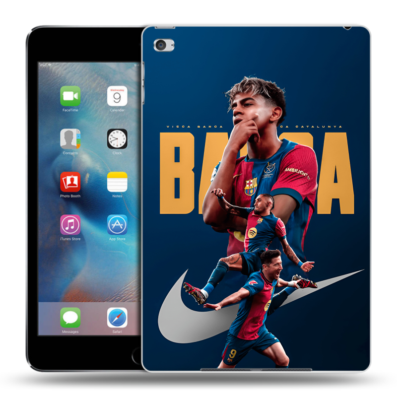 Пластиковый чехол на Ipad Mini 4 с принтом Барселона Barca Yamal Пластиковый чехол на Ipad Mini 4 с принтом Барселона Barca Yamal