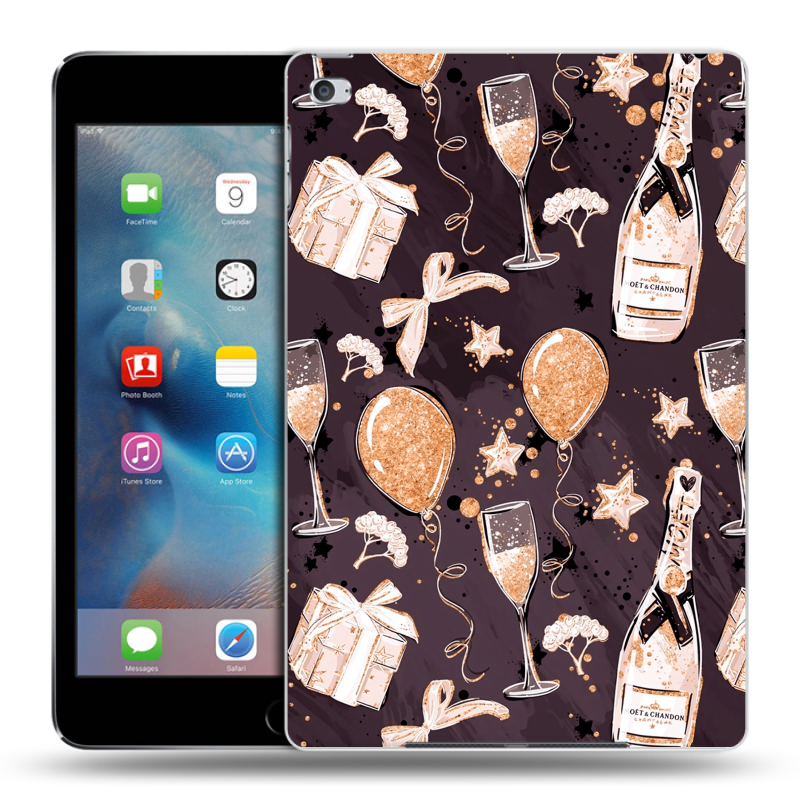 Пластиковый чехол на Ipad Mini 4 с принтом Новый год Пластиковый чехол на Ipad Mini 4 с принтом Новый год
