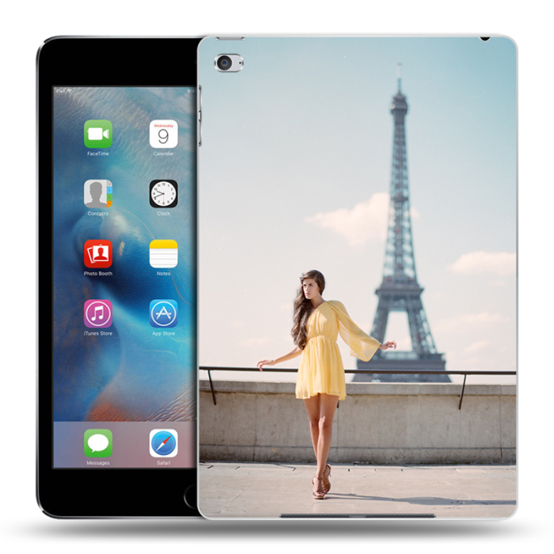 Пластиковый чехол на Ipad Mini 4 с принтом Париж Пластиковый чехол на Ipad Mini 4 с принтом Париж