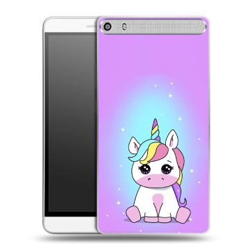 Пластиковый чехол на Lenovo Phab Plus с принтом Единорог Пластиковый чехол на Lenovo Phab Plus с принтом Единорог
