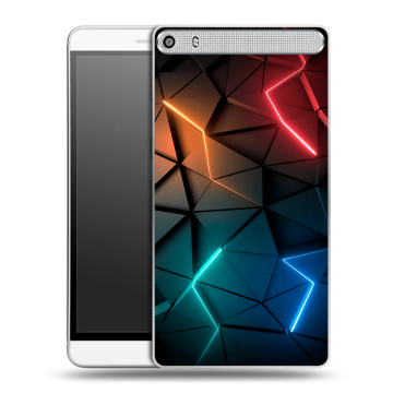 Пластиковый чехол на Lenovo Phab Plus с принтом Абстракция неон Пластиковый чехол на Lenovo Phab Plus с принтом Абстракция неон