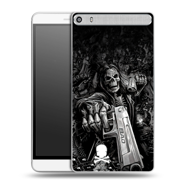Пластиковый чехол на Lenovo Phab Plus с принтом Скелет Пластиковый чехол на Lenovo Phab Plus с принтом Скелет