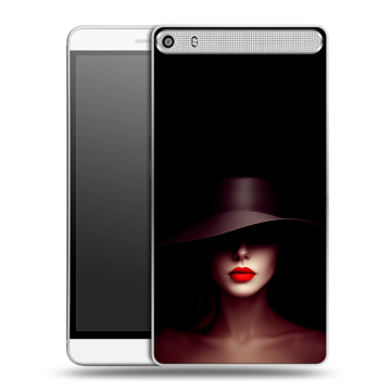 Пластиковый чехол на Lenovo Phab Plus с принтом Девушка в шляпе Пластиковый чехол на Lenovo Phab Plus с принтом Девушка в шляпе
