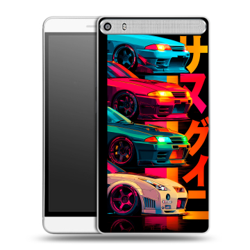 Пластиковый чехол на Lenovo Phab Plus с принтом Гоночные машины Пластиковый чехол на Lenovo Phab Plus с принтом Гоночные машины