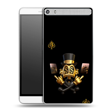 Пластиковый чехол на Lenovo Phab Plus с принтом Золотой скрудж макдак Пластиковый чехол на Lenovo Phab Plus с принтом Золотой скрудж макдак