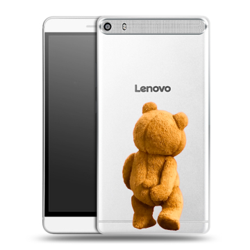 Пластиковый чехол на Lenovo Phab Plus с принтом Медведь Пластиковый чехол на Lenovo Phab Plus с принтом Медведь