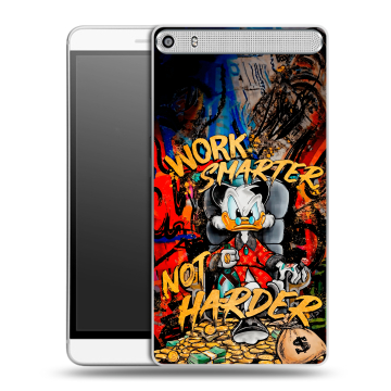 Пластиковый чехол на Lenovo Phab Plus с принтом Дональд Дак Деньги Пластиковый чехол на Lenovo Phab Plus с принтом Дональд Дак Деньги