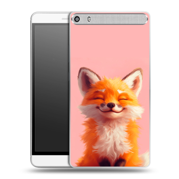 Пластиковый чехол на Lenovo Phab Plus с принтом милая лиса Пластиковый чехол на Lenovo Phab Plus с принтом милая лиса