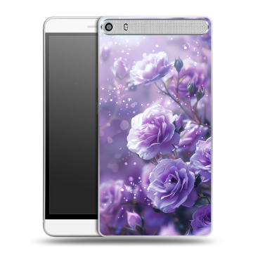 Пластиковый чехол на Lenovo Phab Plus с принтом Розы цветы